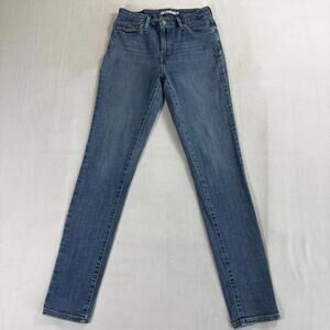 Levi's 721 High Rise Skinny Jeans Women W27 L30 Medium Wash Stretch Denim Pants